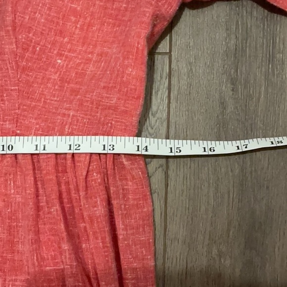 Handmade Vintage 70s Prairie Style Red Square Neckline Lace Dress Size Small? - Picture 10 of 12
